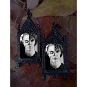 Evan Peters American Horror Story Earrings - Horror Decoration Heart Throb Crush